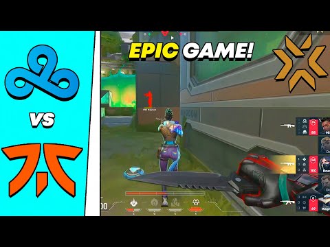 EPIC GAME! - Fnatic vs Cloud9 - VALORANT Champions - HIGHLIGHTS