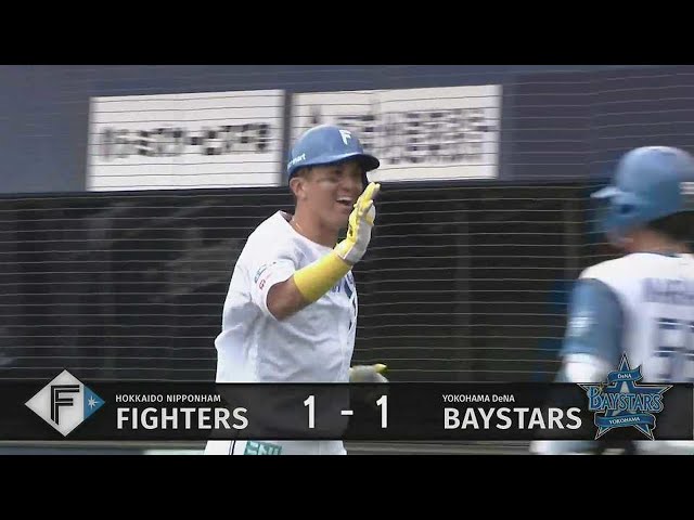 【ファーム】ファンに名刺代わりの一発!! ファイターズ・山田遥楓 移籍後初打席で同点HR!! 2023年6月23日 北海道日本ハムファイターズ 対 横浜DeNAベイスターズ