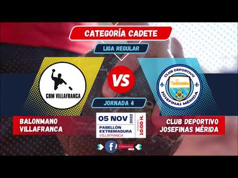 J4 Villafranca -Vs- CD Josefinas - Jornada 4 - Cadete (05-11-2022)