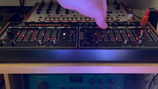 Video thumbnail for Behringer Syncussion SY-1 ... first sounds by studio snippets