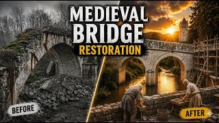 Medieval Stone Bridge Restoration Using 14th Century Techniques