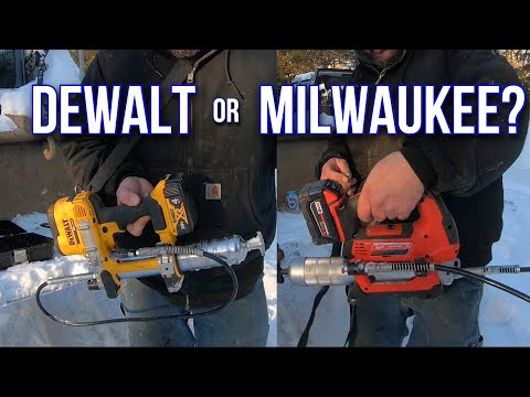 Milwaukee or DeWalt Electric Grease Gun?