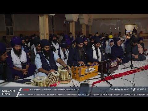 Saskatoon - Vaheer Rainsabhai Keertan 2023