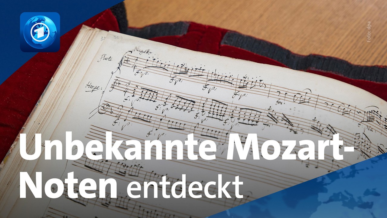 Unbekannte Mozart-Noten in Frankreich entdeckt