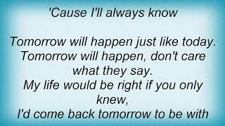 Information Society - Tomorrow Lyrics