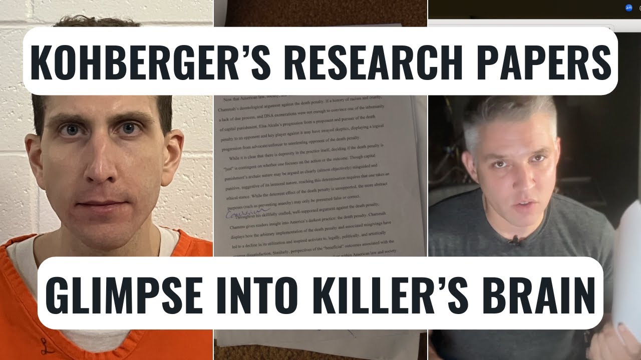 Pubblicati i documenti di ricerca di Bryan Kohberger: uno sguardo al cervello dell'assassino dell...