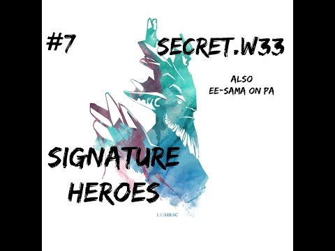 Dota 2 Signature Heroes#7 - Secret.w33 Leshrac High MMR Gameplay Highlights