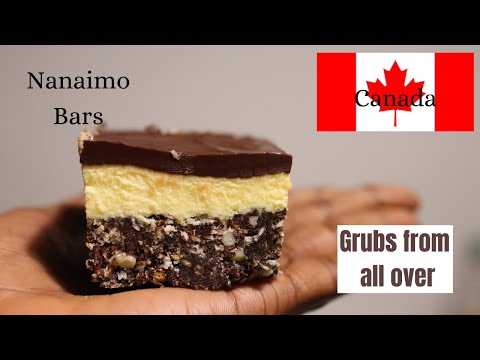 How to make really good nanaimo bars (easy and no bake)| Desserts from around the world (Canada)