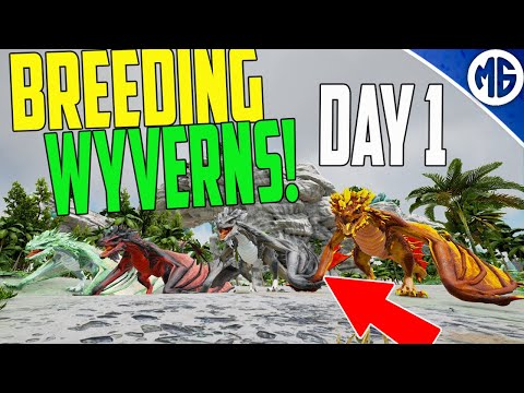 BREEDING NEW WYVERNS DAY 1! Crystal Isles - Official Small Tribes