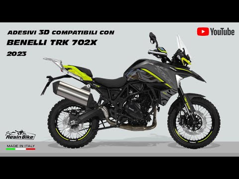 ResinBike® KIT ADESIVI 3D Benelli TRK 702X Anthracite Grey 2023: Video di Presentazione