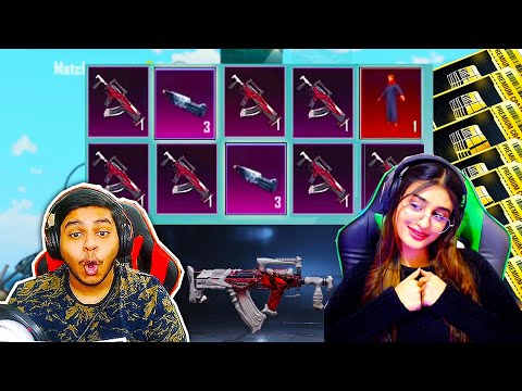 MOST LUCKY Mythic Groza CRATE Opening Ft. Payal Gaming | BEST Moments in PUBG Mobile
