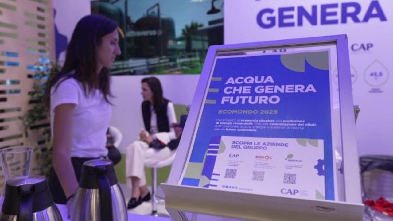 Gruppo CAP sempre più holding della sostenibilità, le novità a Ecomondo