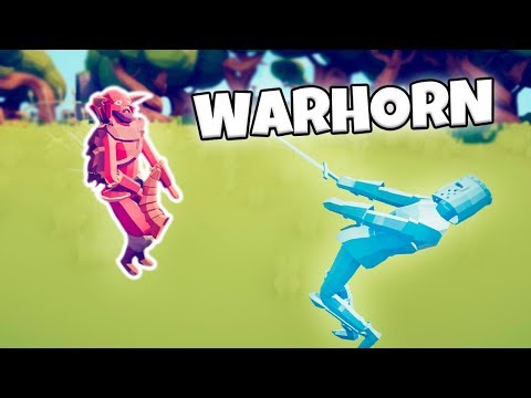 WARHORN 1 VS 1 OTHER UNITS | TABS MODDED GAMEPLAY