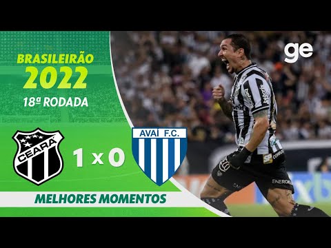 Gols e lances de Ceará x Avaí