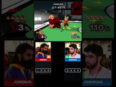 Junebug is Built Different #melee #smashbros