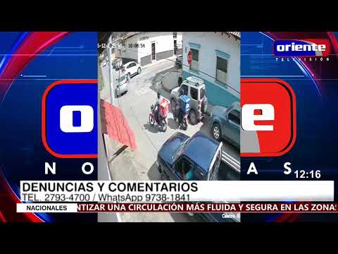 colisión frete al Correo Nacional de Danlí, El Paraíso