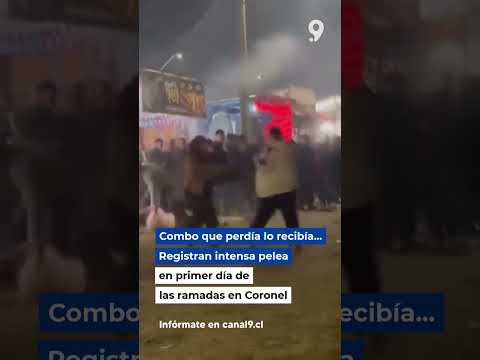 Combo que perdía, lo recibía: Así fue el complejo primer día de las ramadas en Coronel