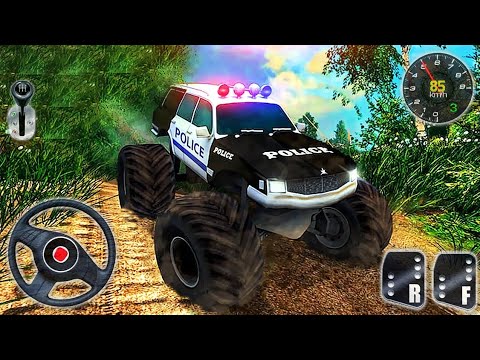 Police Monster Truck  Gangster Car Chase Games - 3D Android Gameplay 2024 |