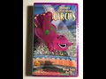 Barney S Super Singing Circus VHS 2000