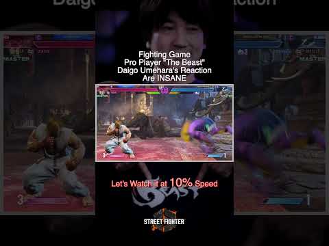 The Beast Daigo Umehara's Mind-Blowing Reactions in Street Fighter 6 #streetfighter6