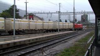 preview picture of video 'Swiss Trains: Buchs 2'
