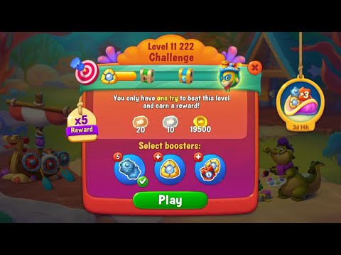 @Fishdom Level 11211, Lose on Special Level Challenge 11222