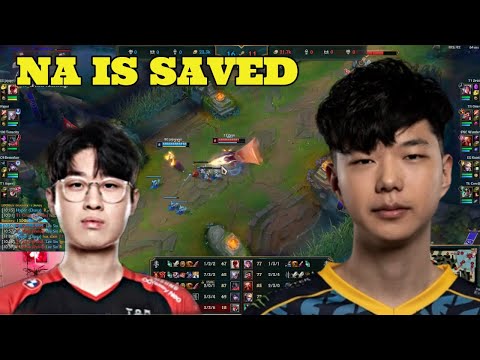 EG jojopyun Solo Kills T1 Zeus' Irelia TWICE In Champions Queue!!