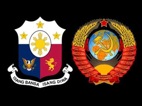 National Anthems of the Philippines and the Soviet Union (during a friendly athletic meeting, 1984)