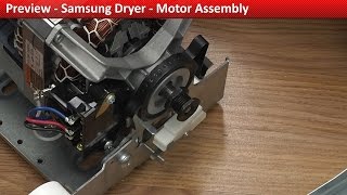 Samsung Dryer - Drum Not Spinning - Motor Assembly Repair and Diagnostic