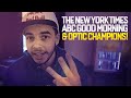 New York Times, ABC Good Morning, and OpTic.