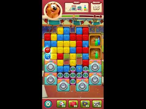 Toon Blast Level 7921 - NO BOOSTERS 🐻🐺🐱 | SKILLGAMING ✔️