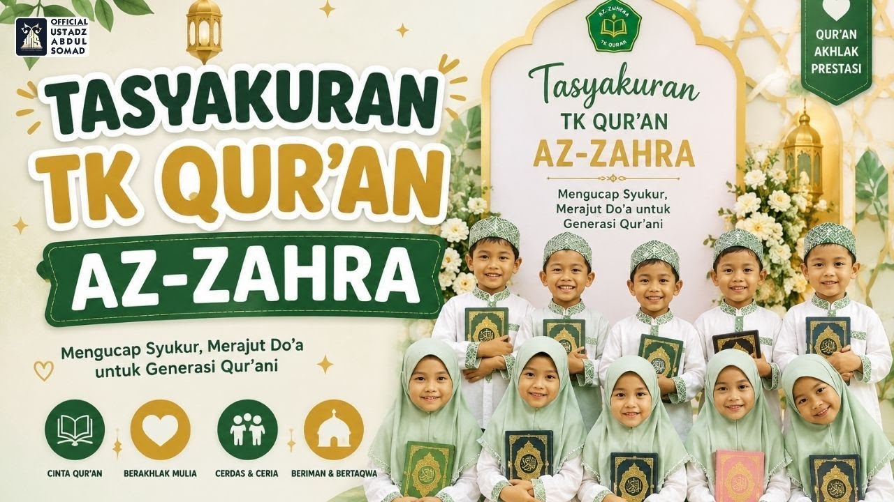 LIVE | Tasyakuran Pelepasan TK Qur'an Az-zahra Tahun Ajaran 2025/2026