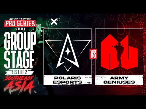 Polaris vs Army Geniuses Game 2 - BTS Pro Series 9 SEA: Group Stage w/ MLP & johnxfire