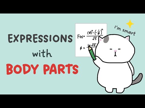 [GENKI Lesson 7] Body Parts & Physical Features & Idioms with Body Parts