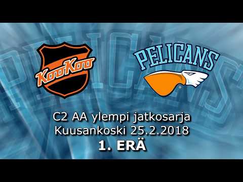 Su 25.2.2018 KooKoo Black - Pelicans C2 Akatemia, erä 1