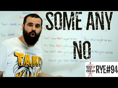 Some/any/no | ROCK YOUR ENGLISH #94