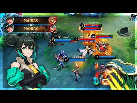 Wanwan Aggressive Gameplay! | 2 Maniacs in 1 Match | MenaceMLBB