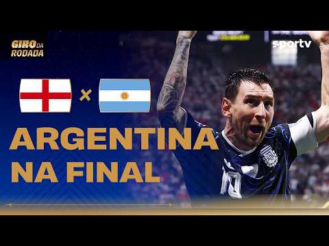 INGLATERRA 1 X 2 ARGENTINA | CLASSIFICAÇÃO HISTÓRICA | Giro da Rodada | Copa do Mundo 2026 | sportv