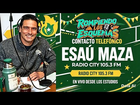 LOS CERRILLOS 130 AÑOS — ESAÚ MAZA EN EXCLUSIVA | ROMPIENDO LOS ESQUEMAS — RADIO CITY 105.3 FM