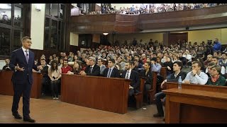 Jeremić Delivered a Lecture at the Belgrade Faculty of Law