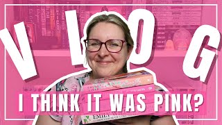 i think the cover was pink? . reading vlog