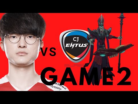 Fakers 2nd Game in LCK - Faker (Karthus) vs Ambition (Diana) 2013 Spring - The Faker Saga #Faker