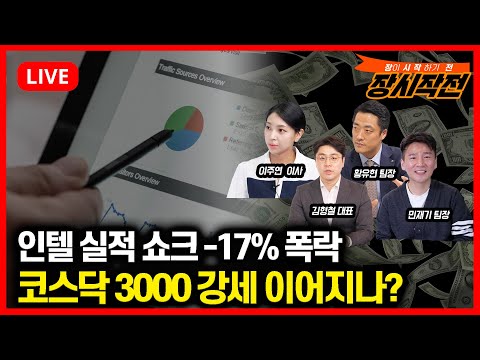 [1월26일 #장시작전] 혼조세로 끝난 뉴욕증시 '인텔 -17% 실적 쇼크' / 코스피 5000 안착, 코스닥 강세는 이어질까?
