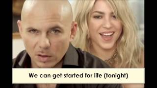 Pitbull feat. Shakira - Get it started Lyrics HQ/HD