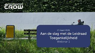 Webinar – Aan de slag met de Leidraad Toegankelijkheid