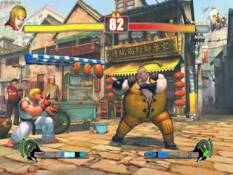 Loque K(Ken) vs ArtheasWL(Rufus) - Street Fighter IV G1 Championship