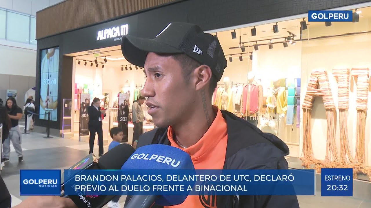 Brandon Palacios: "Vamos a dar lo mejor de nosotros para sacar esos 3 puntos"