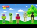 Finger Family Rhymes Superhero Minecraft Children Nursery Rhymes Collection