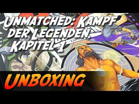 Unmatched: Kampf der Legenden, Kapitel 1 - Brettspiel Unboxing (IELLO)