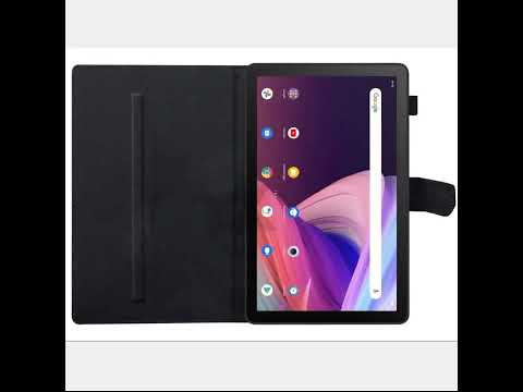 TGK Leather Flip Stand Case Cover for TCL Tab 10 FHD Tablet